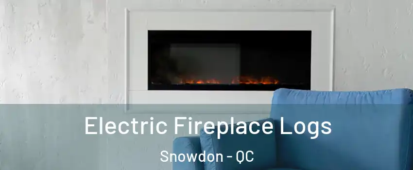  Electric Fireplace Logs Snowdon - QC
