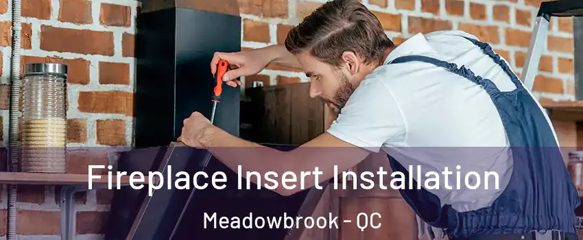  Fireplace Insert Installation Meadowbrook - QC