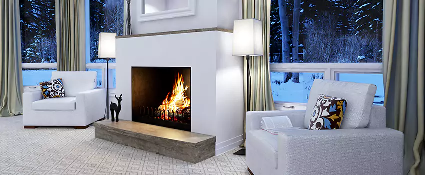 Metal Firebox Installation For Fireplace in Westminster, QC