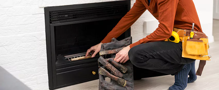Metal Fireplace Installation in Westminster, Quebec