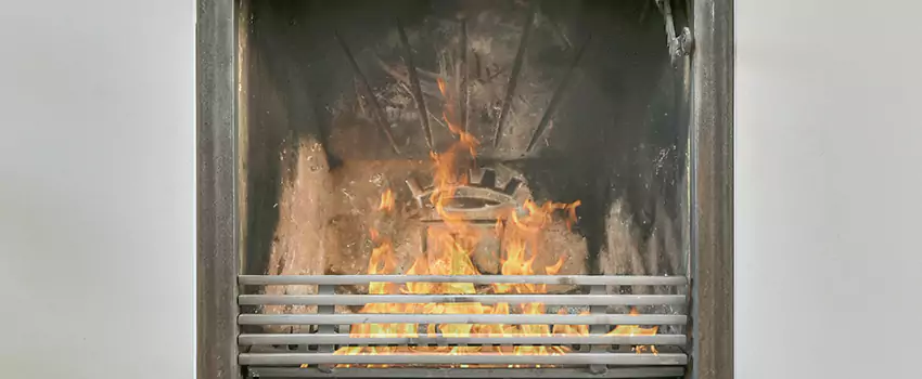 Travis Industries Linear Gas Fireplace Installation in Westminster, Quebec