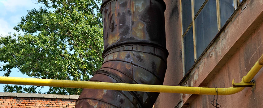 Lightning Protection Installation System for Industrial Chimneys in Westminster, Quebec