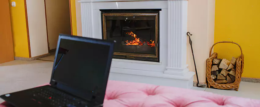 Valor Outdoor Gas Fireplace in Montreal West, Quebec